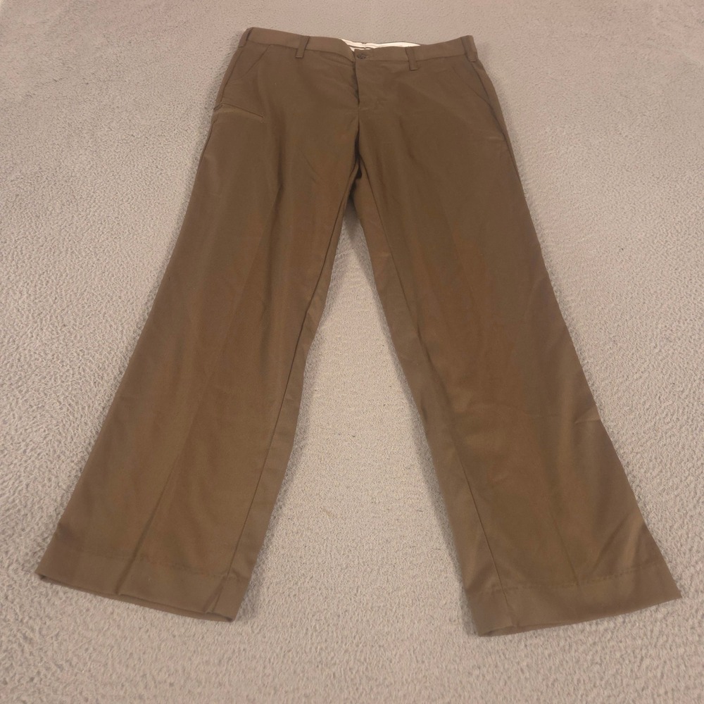 WearGuard Pants Mens 36x32 Brown Straight Leg UPS Uniform Twill Utility Chinos